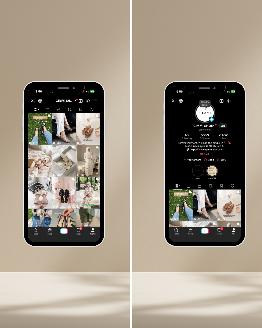 change photo here - tiktok portfolio